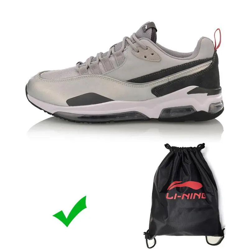 Li-Ning/Мужская прогулочная обувь с пузырьковым лицом II; удобная спортивная обувь с нескользящей подкладкой; кроссовки для фитнеса; AGCP005 SJFM19 - Цвет: AGCP005-3H
