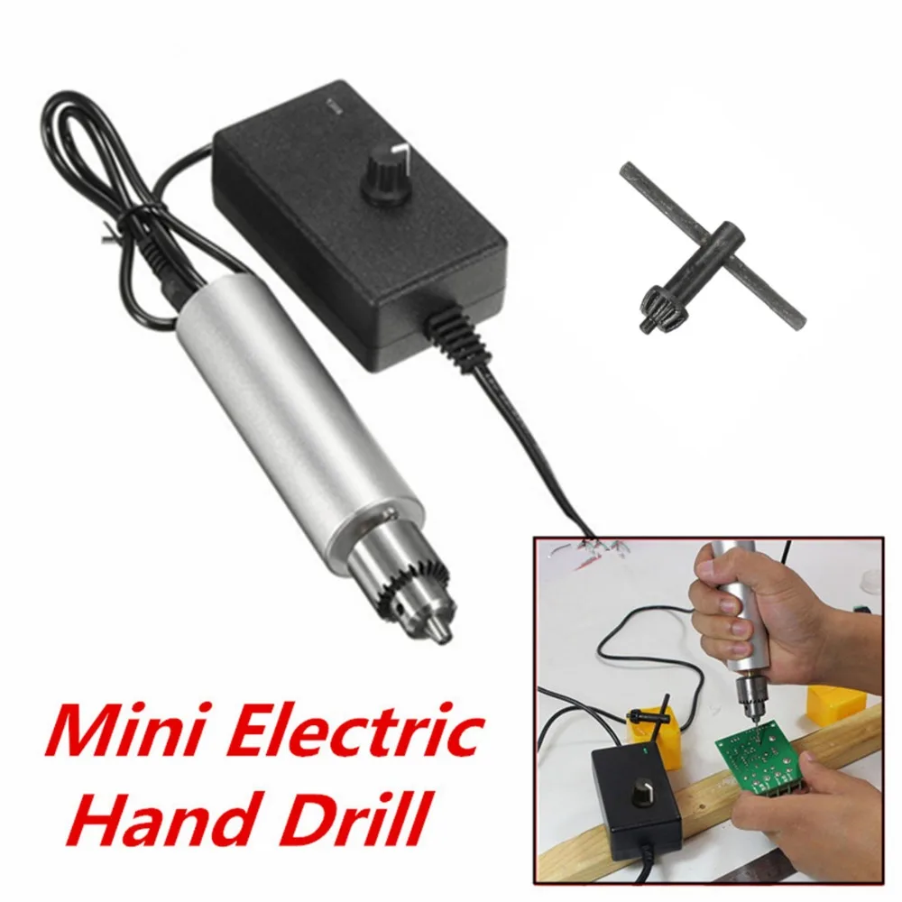

High Quality 1PC 6V-24V Mini Electric Drill DIY 385 DC Motor w/ JT0 Chuck 24V Power Supply Power Tool Best Price