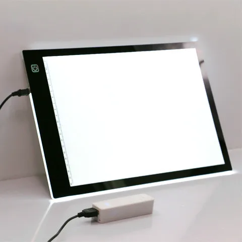 

LED copy station A4 DC charging treasure Anime copy desk Write through table Viewing platform Copying table