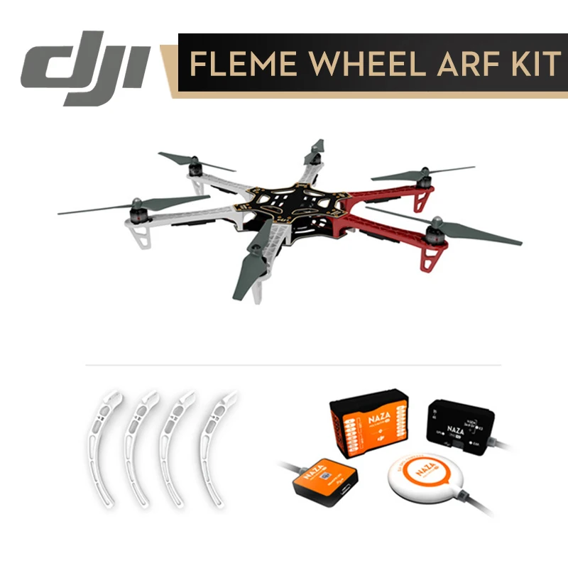 

DJI F550 ARF KIT Hexaplane Rack Flame Wheel + Landing Gear + Naza M V2 Flight Controller +LiPo Battery
