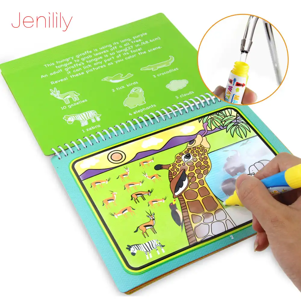 90 Coloring Book Using Water Free 90 Coloring Book Using Water Free