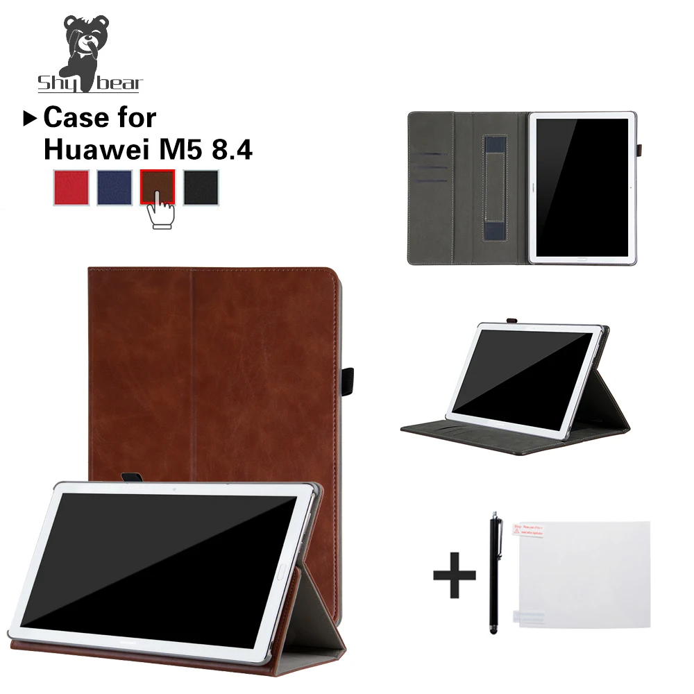 

Case for Huawei Mediapad M5 8.4 Inch Hand Grip SHT-W09 SHT-AL09 Tablet Ultra Slim Premium Hand holder Cover Case +gift