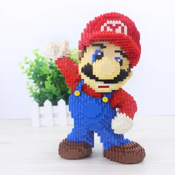 

2019 Direct Selling Kazi Brinquedos Juguetes 2497pcs Cartoon Block Of Diamond Toy Supper Mario Hot Sale Design Best Kids Gift