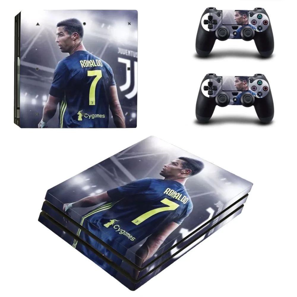 Juventus Cristiano Ronaldo PS4 Pro Skin Sticker Decal for Sony PlayStation 4 Console and 2 Controller PS4 Pro Skin Sticker Vinyl Juventus Cristiano Ronaldo PS4 Pro Skin Sticker Decal for Sony PlayStation 4 Console and 2 Controller PS4 Pro Skin Sticker Vinyl