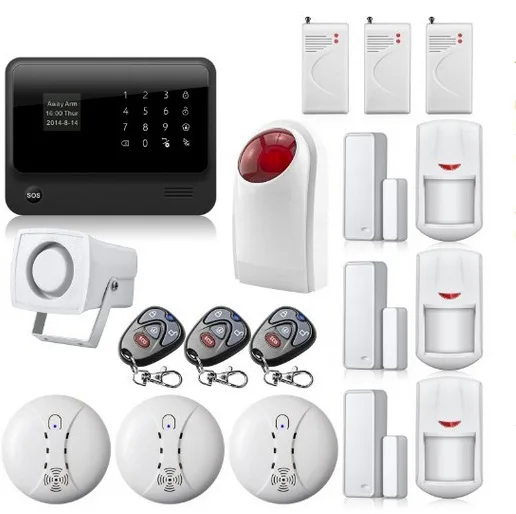 433mhz gsm WiFi alarm system Security home G90B GSM wireless alarm system IOS / Android Control sensors for smart home security 433mhz gsm WiFi alarm system Security home G90B GSM wireless alarm system IOS / Android Control sensors for smart home security