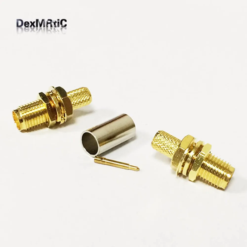 RP-SMA Bulkhead Connector