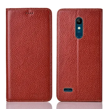 

for LG K11 Case Flip Genuine Leather Soft Silicon Back Cover for LG K11 Coque