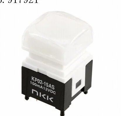 

[ZOB] KP0215ASBKG03RGB-2SJB imported from Japan nkk day open KP02-15AS illuminated push button switch --10pcs/lot