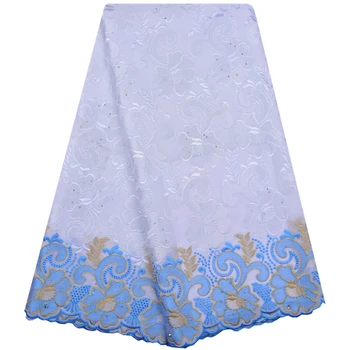 

African Dry Lace Fabrics Beautiful Cotton For Men/Women Cotton Dry Lace Fabric Swiss Voile A1195