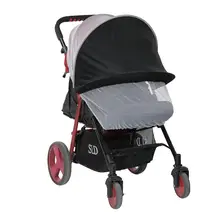 Детская противомоскитная сетка для коляски универсальная полная защита от солнца противомоскитная сетка складная детская москитная сетка