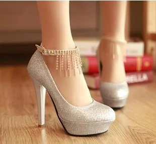 Tacones altos brillantes Clearance