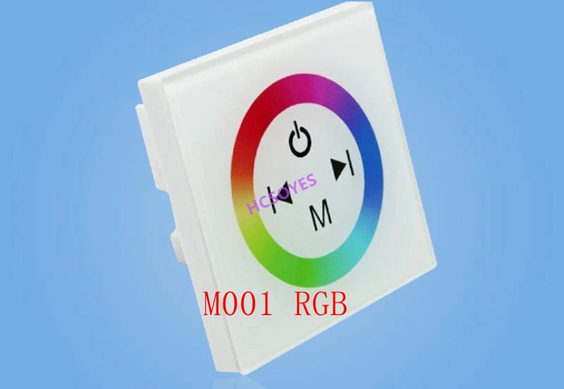 DC12-24V M001 RGB цветной сенсорный контроллер M003 монохромный одиночный M002 двойная панель стеклянная стена встроенный СВЕТОДИОДНЫЙ Контроллер панели