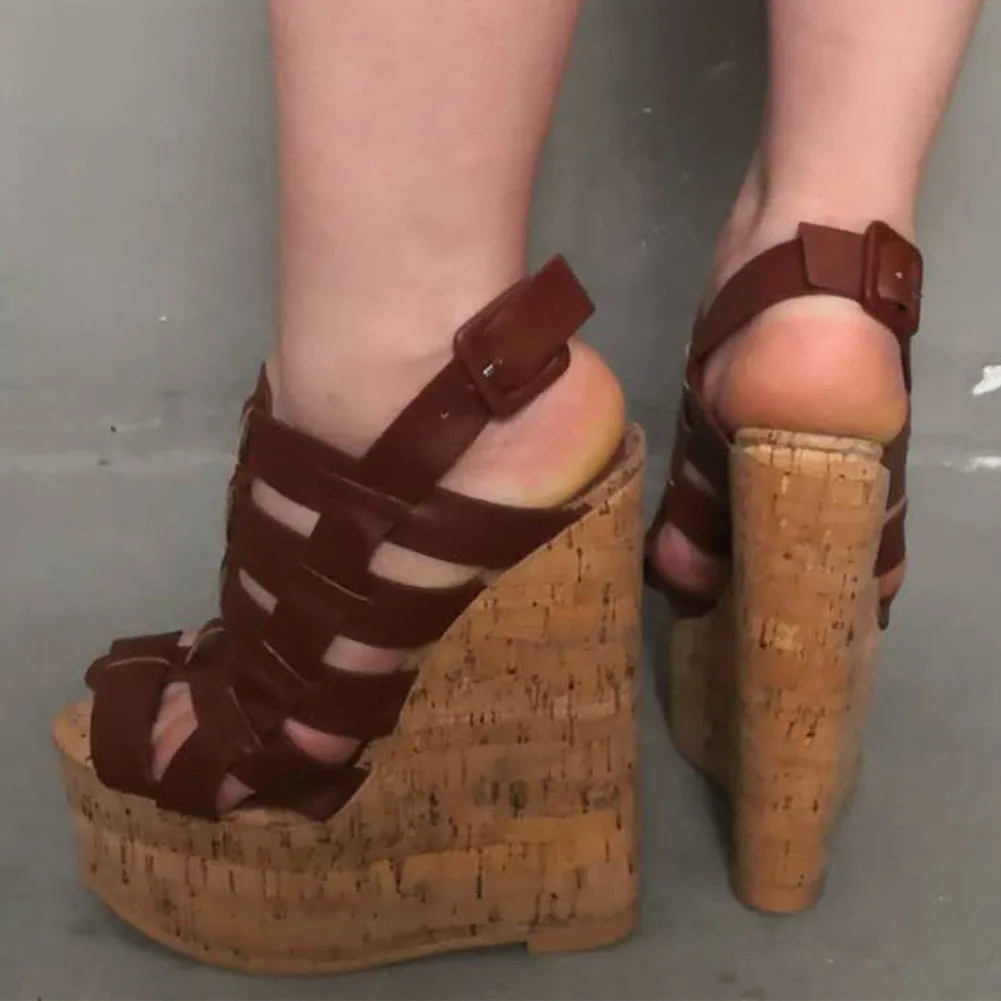 Karinluna/роскошная женская обувь; большие размеры 35-47; Туфли-гладиаторы на платформе; модные вечерние женские сандалии-гладиаторы на высоком каблуке