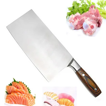 

Free Shipping High Quality LDZ Sharp Chef Knife Full Stainless Steel Cutting Meat Fruit Vegetable Knives Cooking Knives Cleaver