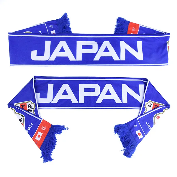 Шарфы для футбольных болельщиков футбольный Болельщик шарф 32 футбольные команды страны командный шарф флаг баннер футбол болельщик подарок шарф сувенир - Цвет: Japan