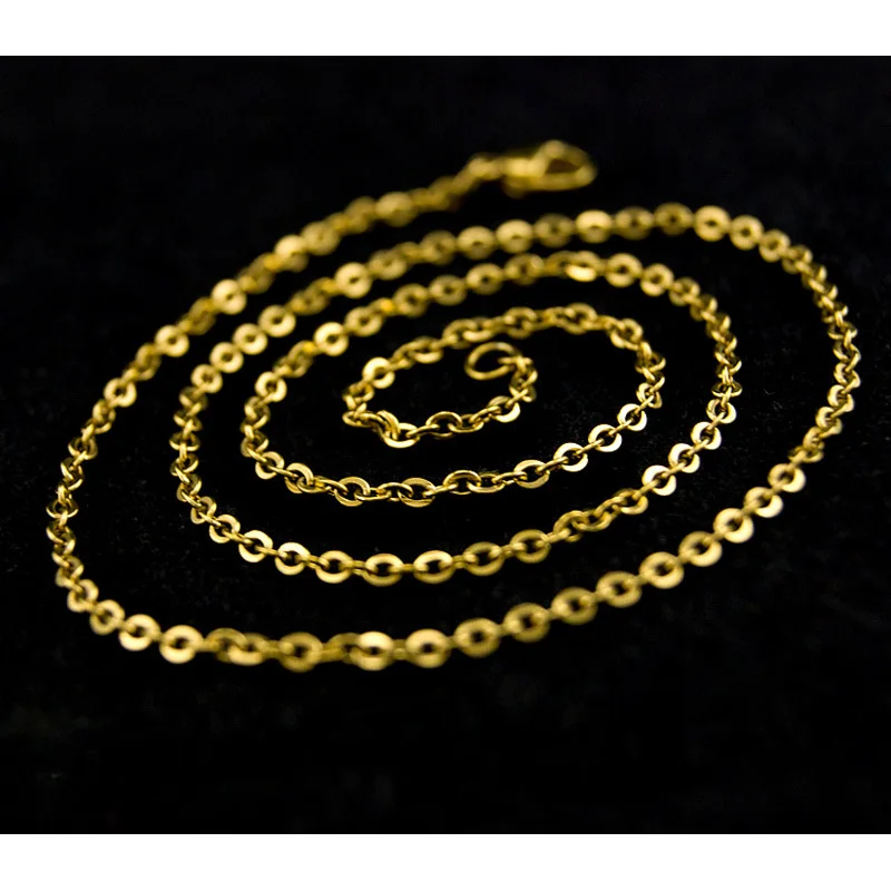 DIY-woman-gold-chain-necklace-Jewelry-making-2mm-ROLO-Chains-bulk-necklace-Stainless-Steel-Customize-not (2)