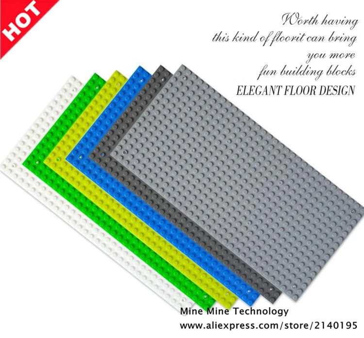 Double Horses 2018 hot sale 16 32 Dots Small Blocks Base Plate Building Blocks DIY Baseplate