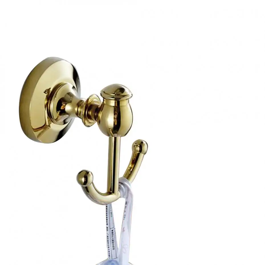 

Antique Polished Copper Robe Hook Luxury Gold High Quality Hook Hanger Coat Hanger Bathroom Hardware