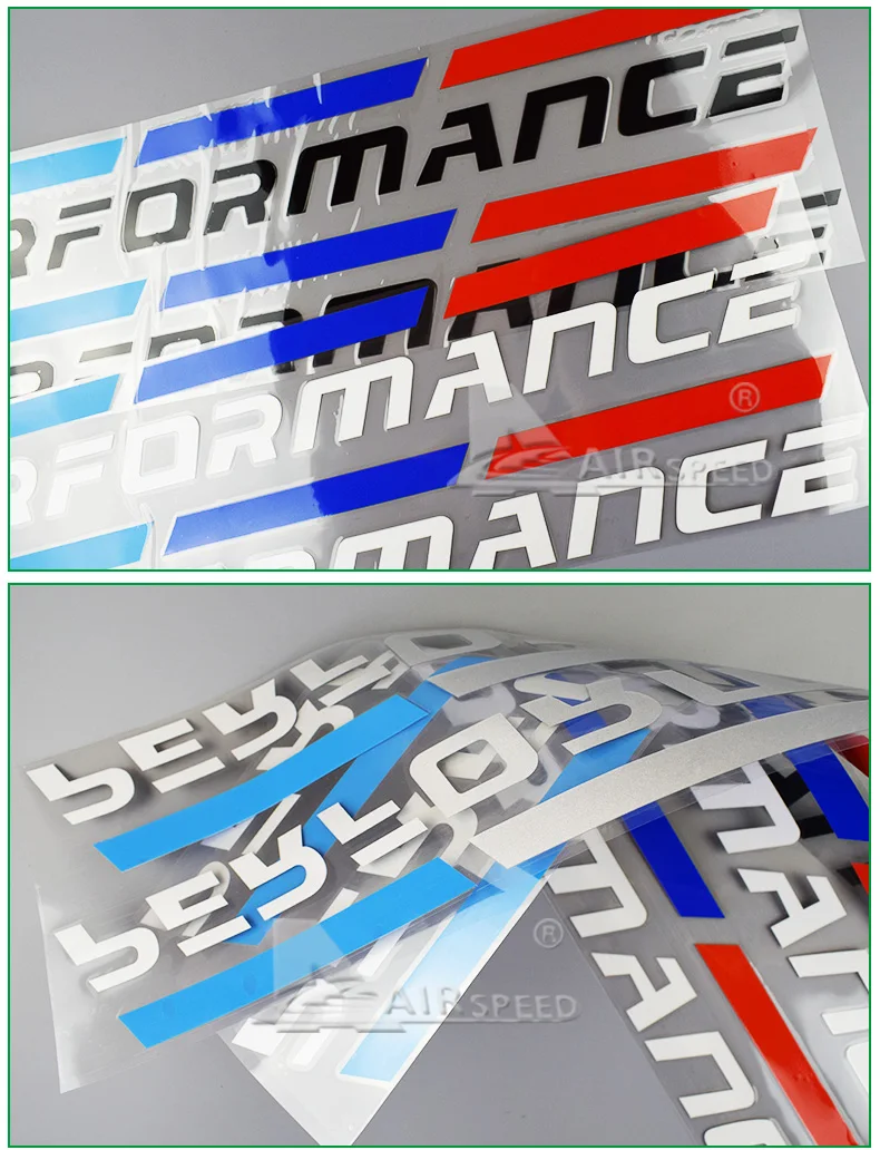 Airspeed Car Stickers M Performance Auto Sticker Rear Side decal Accessories for BMW E46 F30 E90 E60 F20 F10 E36 E39 E87 E70 G30 (4)