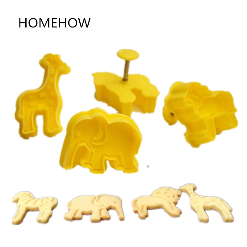 ELEPHANT Cookie Cutter Gâteau Pâtisserie Biscuit Pâte Moule Outils en acier inoxydable J