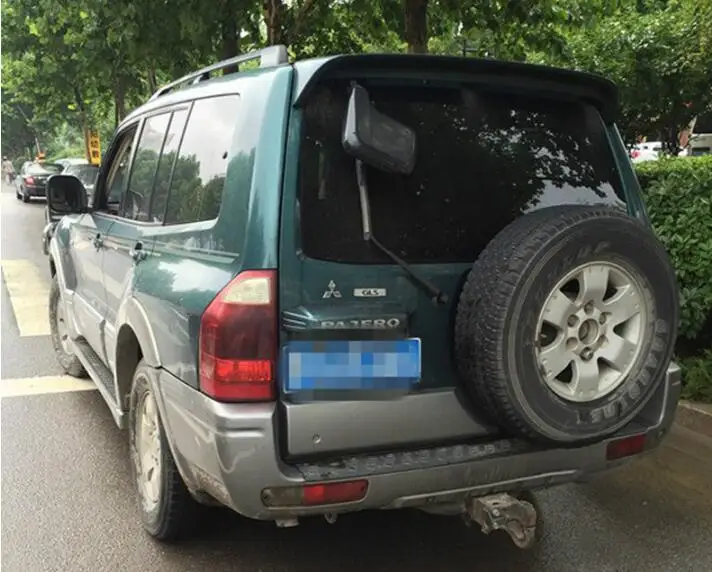 Unpainted ABS CAR REAR WING TRUNK SPOILER FOR Mitsubishi Pajero V73