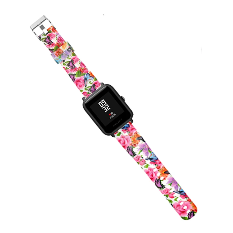 Ремешок для часов Xiaomi Huami Amazfit Bip Youth Smart Watch Band для Garmin Vivoactive3 браслет для samsung Galaxy Watch 42 мм