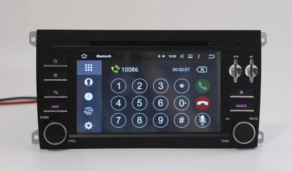 Discount Octa Core HD 1024*600 Android 9.0 Car DVD GPS For Porsche Cayenne 2003-2010 Capacitive screen GPS Navigation BT Radio WIFI 4G 15