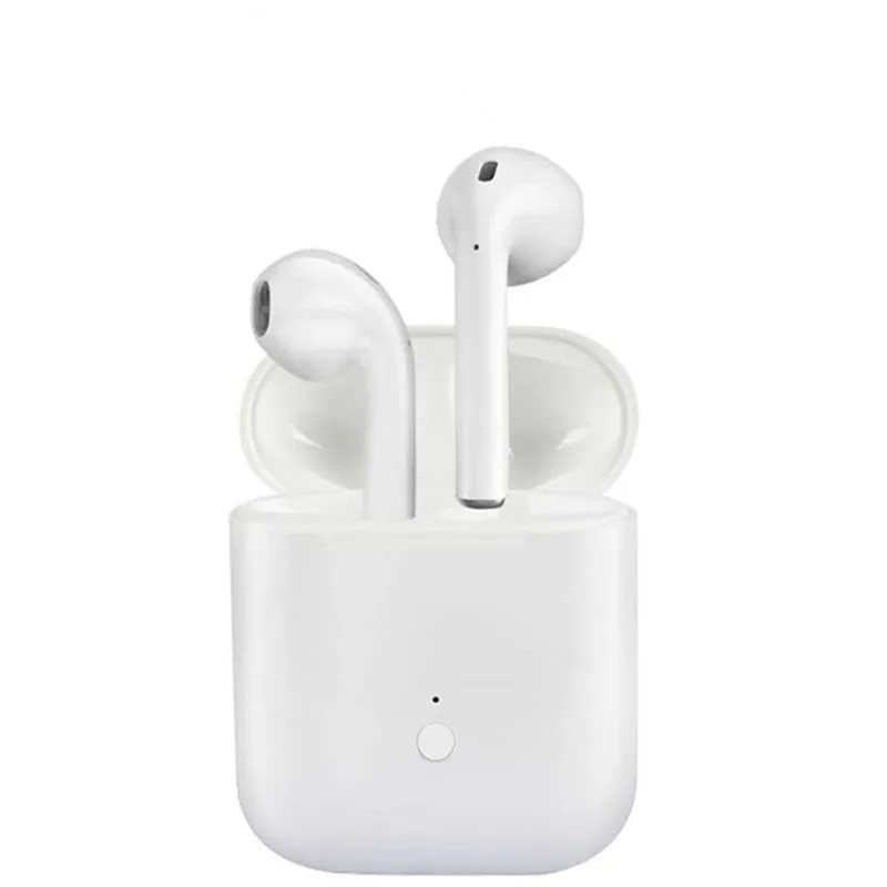 

TWS bluetooth V5.0 earphones IPX6 waterproof Touch Button True wireless headphone earbuds with mic support siri wireless charger