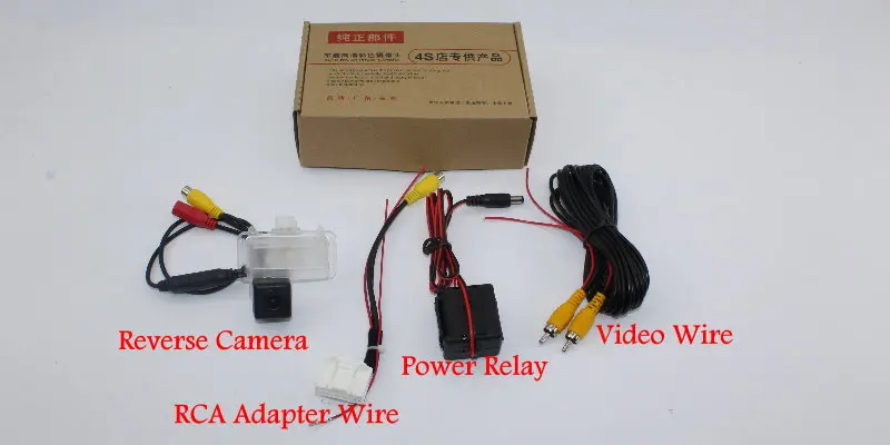 Liislee Car Reverse Rear View Camera For Toyota Highlander  Kluger 2013~2016  Connect Original Factory Screen  RCA Adapter 7