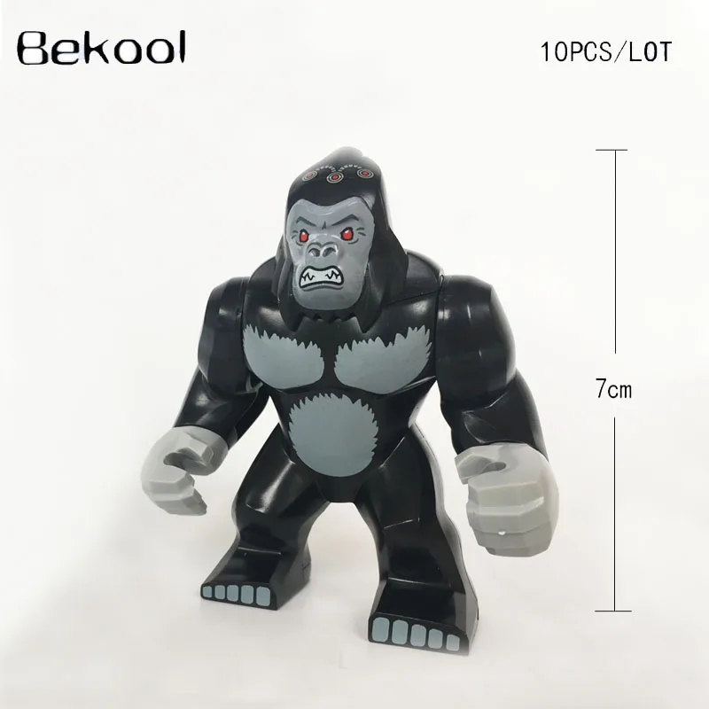 

Marvel Super Heroes 10PCS/LOT Gorilla Grood Large figure Young Justice compatible legoe building blocks kids toys for children
