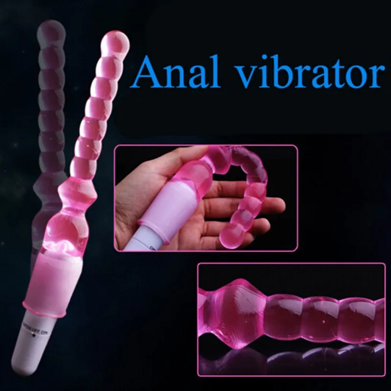 Anal Beads Butt Plug Vibrator, Masturbation Dildo Anal Vibrator, Sex Toys for Woman Prostate Anal Beads Adult Products 1