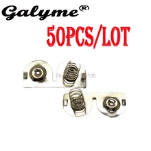 50 шт./лот Лидер продаж для Gameboy Цвет Батарея Терминалы весна контакты Корпус Батарея держатель мальчик Цвет игровой консоли ручной