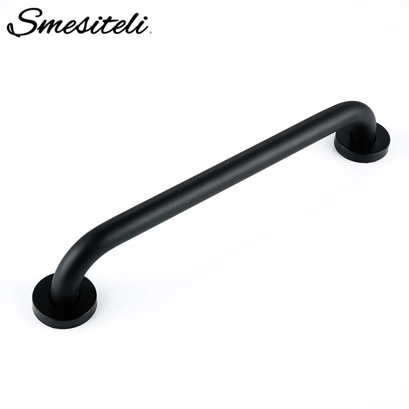 Классическая матовая черная ванная комната Smesiteli SUS304 30/40/50 см поддержка ванны душа настенное крепление