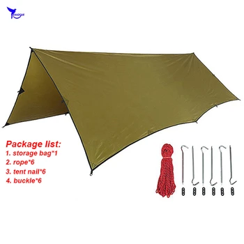 

Waterproof 3x4m Ultralight UV Beach Sun Shelter Tarp Tent Shade Garden Awning Canopy Sunshade Outdoor Camping Barbecue Hammock