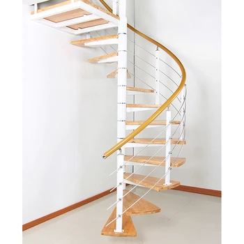 

China foshan factory victorian wooden spiral staircase for sale