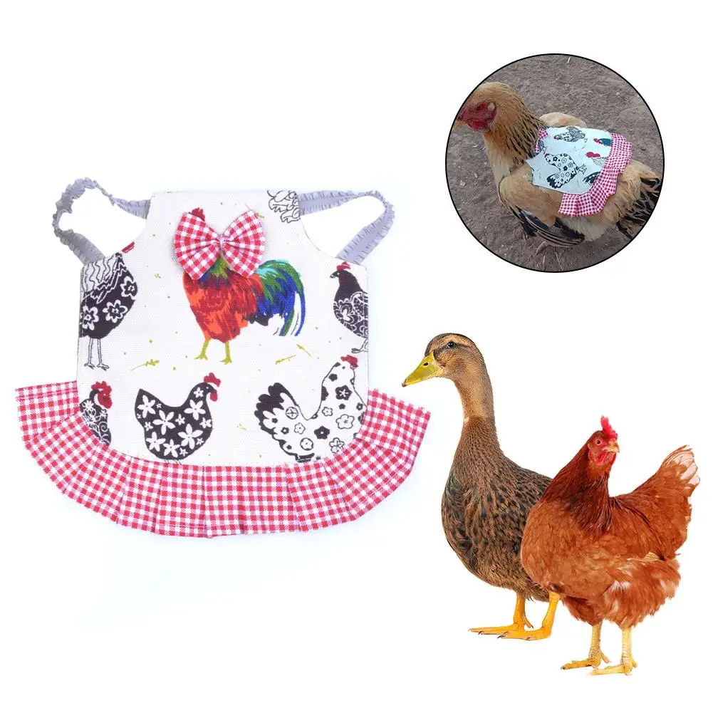 

Pet Clothes Apron Poultry Hen Saddle Apron Feather Protection Holder Chicken Duck Wings Back Protector Pet Apron Clothes