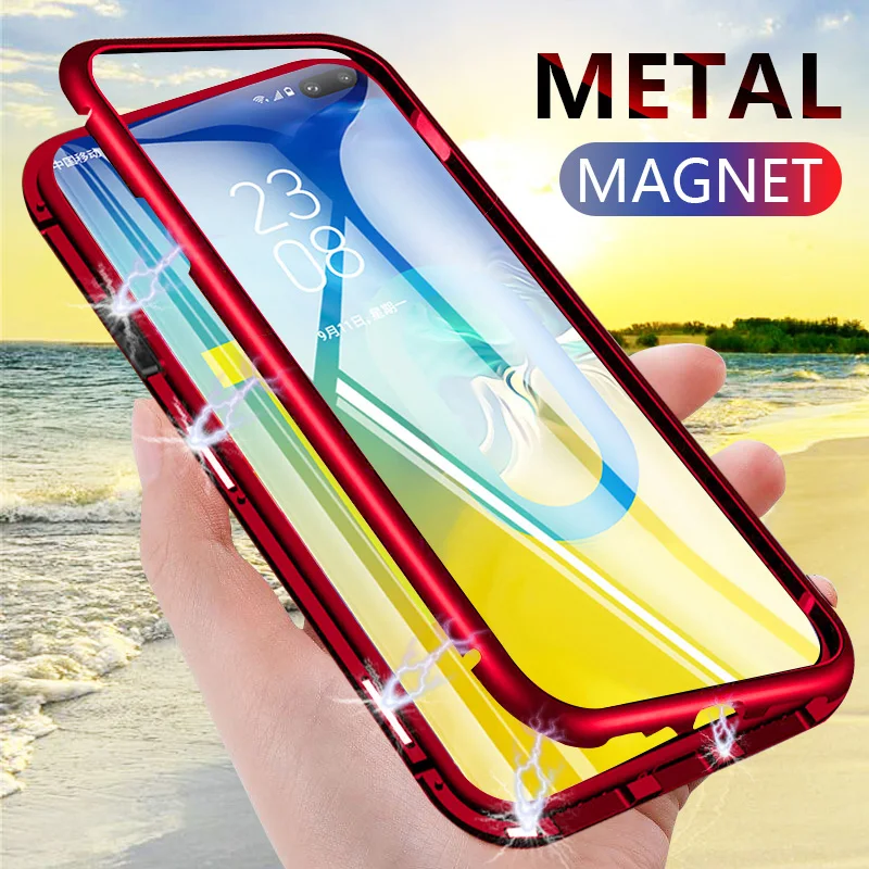 

Magnetic Adsorption Case For Samsung Galaxy A20 A10 A30 A40 A50 A60 A70 Protective Phone Cover Galaxy M10 M20 M30 A7 A9 J6 Plus