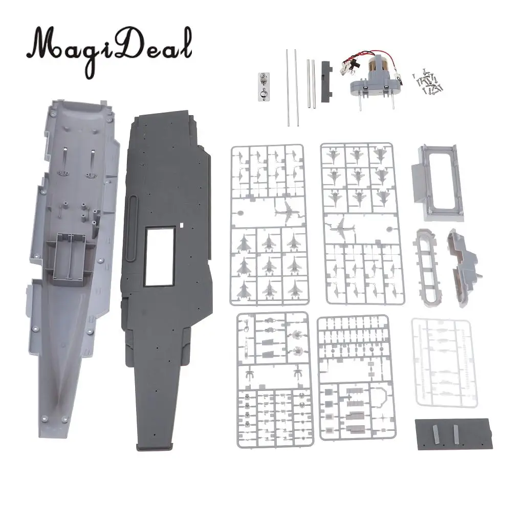 1:700 Army Vehicle Warship Battleship Electric Boat Model Kits with Motor Kids/Adults Puzzle Set