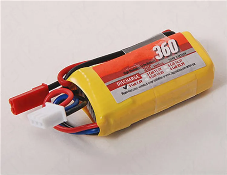 2 шт. 7 4 в 360 мАч lipo батарея 2s 20C В мини Дрон Радиоуправляемый квадрокоптер модель
