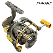 YUMOSHI 10 шариковых подшипников Рыболовные катушки с металлической ручкой JC1000-7000 спиннинг карп рыболовное колесо для рыболовных принадлежностей