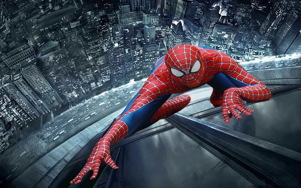 Halloween Saints' All Hallows' Day comic Raimi Tony spider man Cosplay Zentai Costume  tights jumpsuit  adults/children/kids