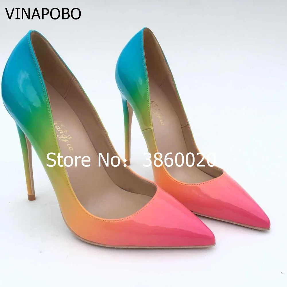 1Keshangjia-Fashion-Sexty-Stiletto-Pumps-2018-Rainbow-Shallow-Designer-Zapatos-Mujer-8cm-12cm-High-Heels (3)