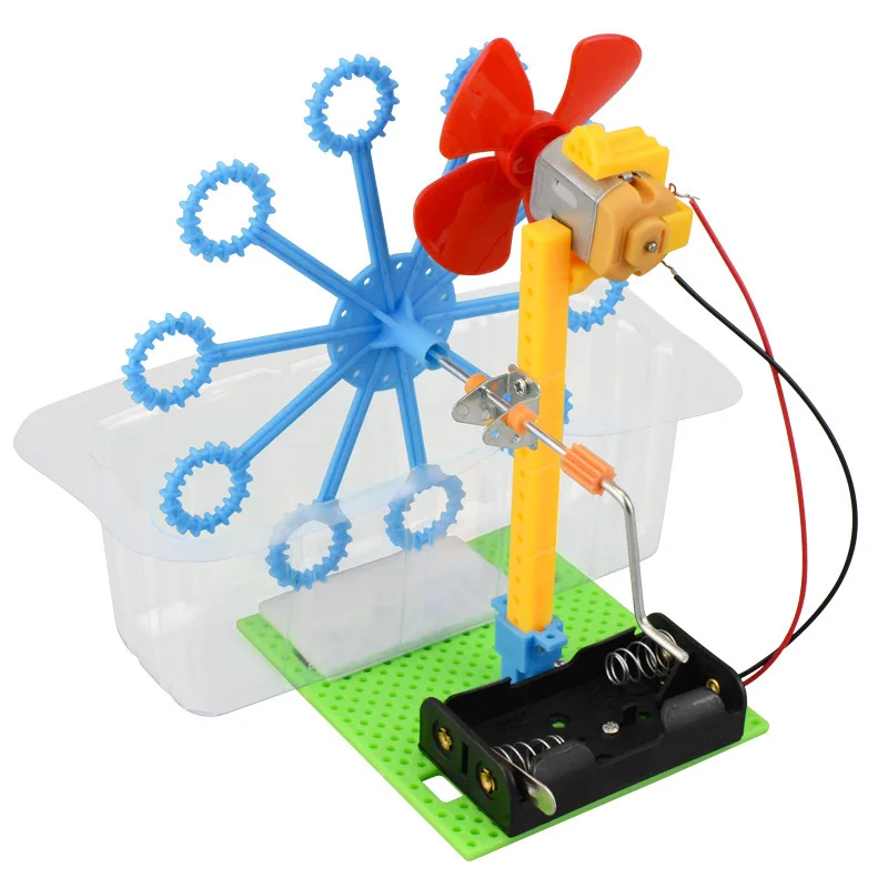 

Diy Hand Bubble Machine Science Experiment Toy Made By Primary And Middle School Students