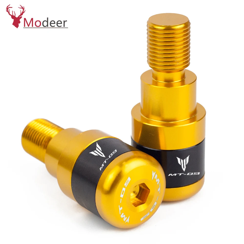 Motorcycle Bar Ends Hand Grips Handlebar End Plugs Caps Cover For Yamaha MT09 FZ09 MT-09 FZ-09 MT FZ 09 2014 2015 2016 2017 2018 (6)