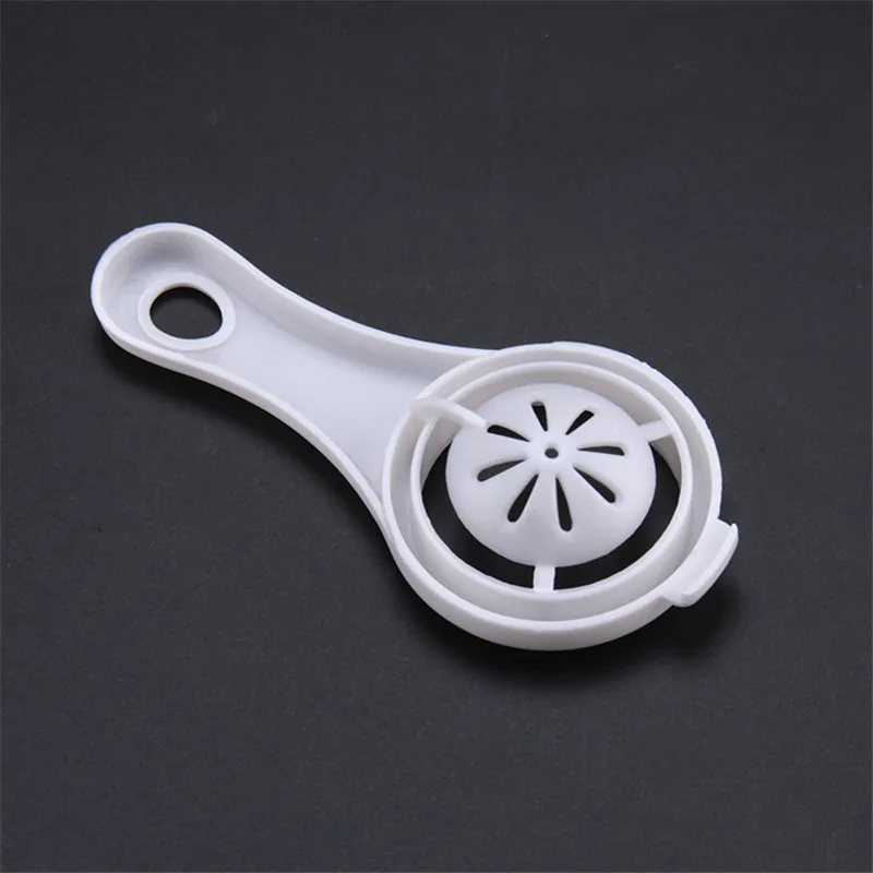 Plastic Egg Yolk Separator White Eco Friendly Plastic Egg Divider Tools Kitchen Tools