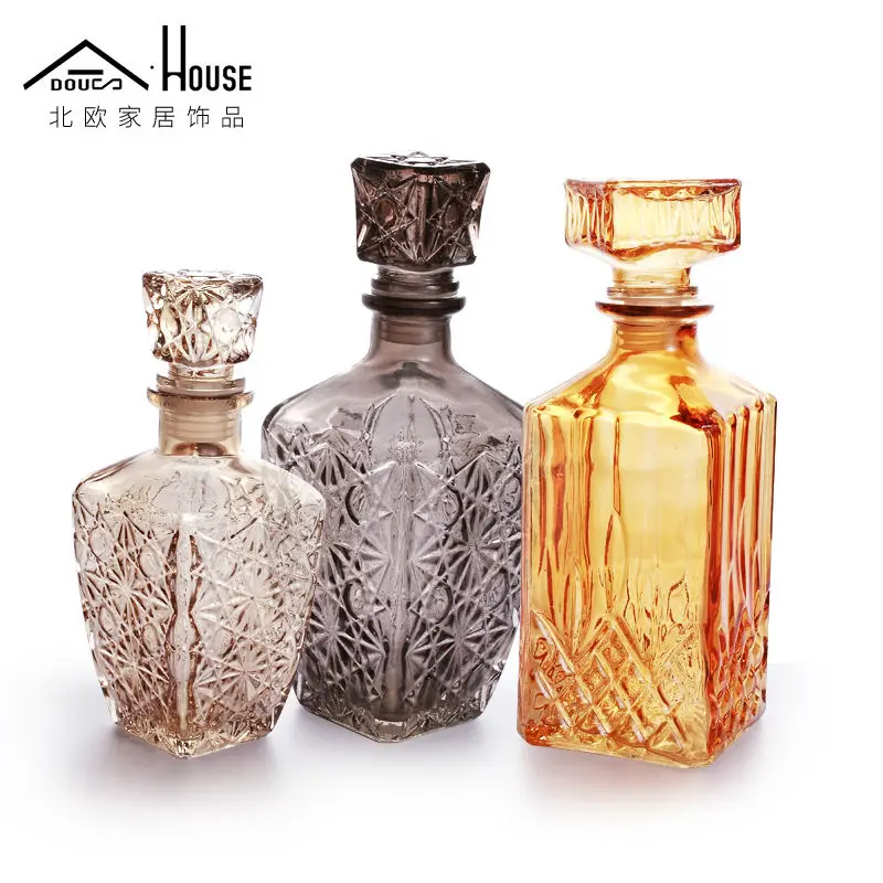 

ADOUS Nordic simple creative lounge post modern decorative decoration Home Furnishing perfume bottle whisky storage