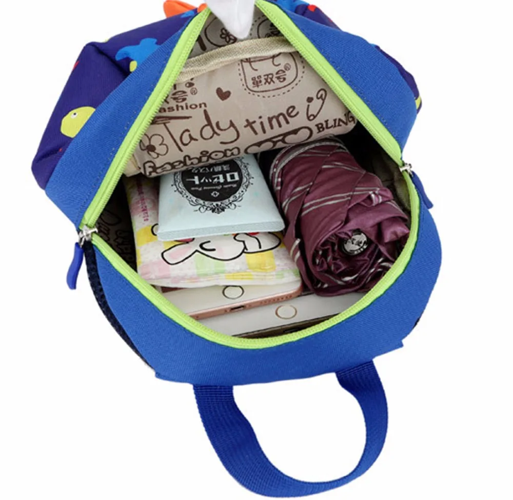 Милый мультяшный Детский рюкзак с ремнем, поводок, безопасность, анти-потеря, рюкзак с ремнем, ходунки, рюкзак с динозавром