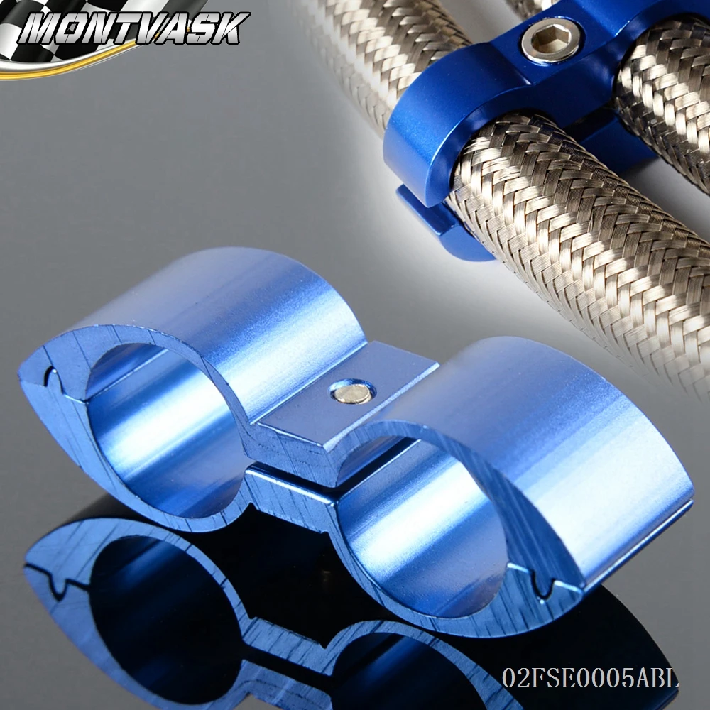 6AN AN 6 AN 6 11.1mm 7/16 Braided Teflon PTFE Hose Line Clamp Separator