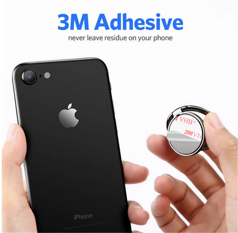 Ugreen кольцо для телефона, 360 градусов, Цинковый металлический держатель для iPhone X 7 Plus, Универсальное кольцо для телефона, настольная подставка для Oneplus 5 5t 3 3t