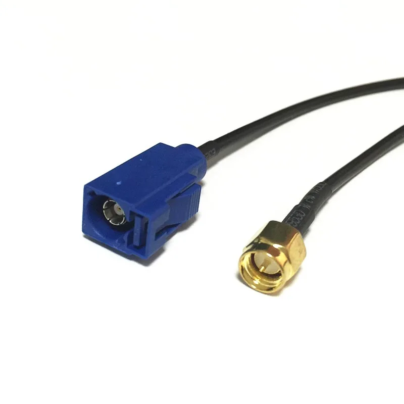 New Modem Coaxial Cable SMA Male Plug Connector Switch FAKRA Connector RG174 Cable 20CM 8inch
